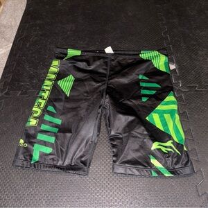 TURBO Men’s Competitive Zeus Swim Jammer Swimsuit Size 3XL Green/Black New